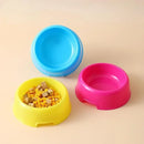 Pet Bowls Dog Cat Plastic Food Bowl