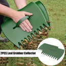 Handheld gardening rake for cleaning