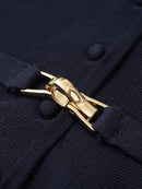 American style women flat pin lapel top