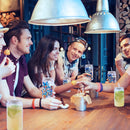 HTVRONT 16oz Glass Sublimation Tumblers with Bamboo Lid 8/4 Pack