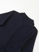 American style women flat pin lapel top