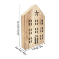 Christmas Wooden House Decor