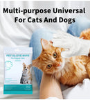 Pet disposable gloves for bathing and cleaning